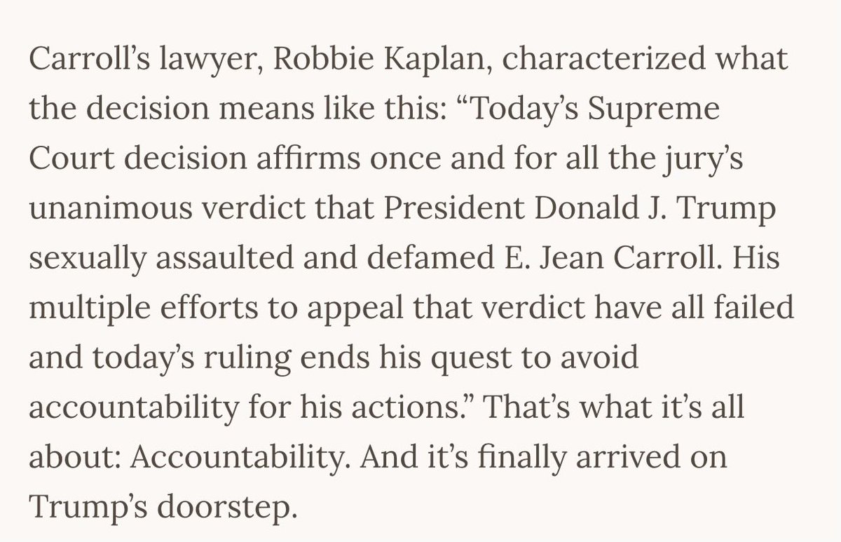 JoyceWhiteVance's tweet photo. Today is the Supreme Court’s last opinion day.

But yesterday’s decisions may end up being remembered as the most important of the week.

Here’s what almost everyone is missing. https://t.co/xXlTqdceom https://t.co/NKY3U6Hc4B