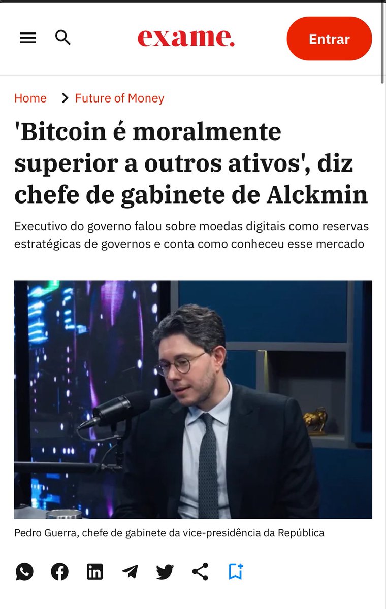 R38TAO's tweet photo. “Bitcoin é moralmente superior a outros ativos”, sim. Investir em brega pedo não é uma decisão neutra.

Caras tão diversos como Jimmy Song, Saife, Guerra, Gladstein, Saylor e Popescu concordaram com essa afirmação - cristãos, islâmicos, judeus e ateus.

Existe uma altíssima correlação entre sua preferência temporal (capacidade de renunciar o presente pelo futuro, grande medida de moralidade) e a sua unidade de conta e reserva de valor.

Se poupar e calcular em unidade que não ganha valor com o tempo, tende a ser imediatista, consumir e se endividar mais - e poupar e trabalhar menos.

O próprio QI é um preditor menos eficiente de riqueza e felicidade que a preferência temporal.

BTC é a maneira mais simples e barata de não financiar aborto, castração de crianças, corrupção e estupro de inocentes. Quem não aceitar isso tende a ser destruído. O preço do pecado é a morte.

Minha missão quando eu vivia no BR foi avisar a quem quisesse ouvir “compre antes da BlackRock e cantilionários!”.

Agora, no exterior, a minha missão é avisar “compre para não financiar ditadura, enquanto você pode”. Única oposição real é desinvestimento, você está em Sodoma, corra e não olhe para trás!
