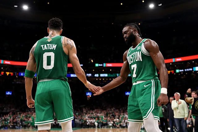 Savageboston's tweet photo. You’re at the point in the Jaylen Brown trade conversations where his value has taken a hit and you would be selling low on an asset.  

It’s like selling a stock after taking a 50% hit.  

I’d rather keep the player who you know can play at a high level with Jayson Tatum instead of selling at 50%.