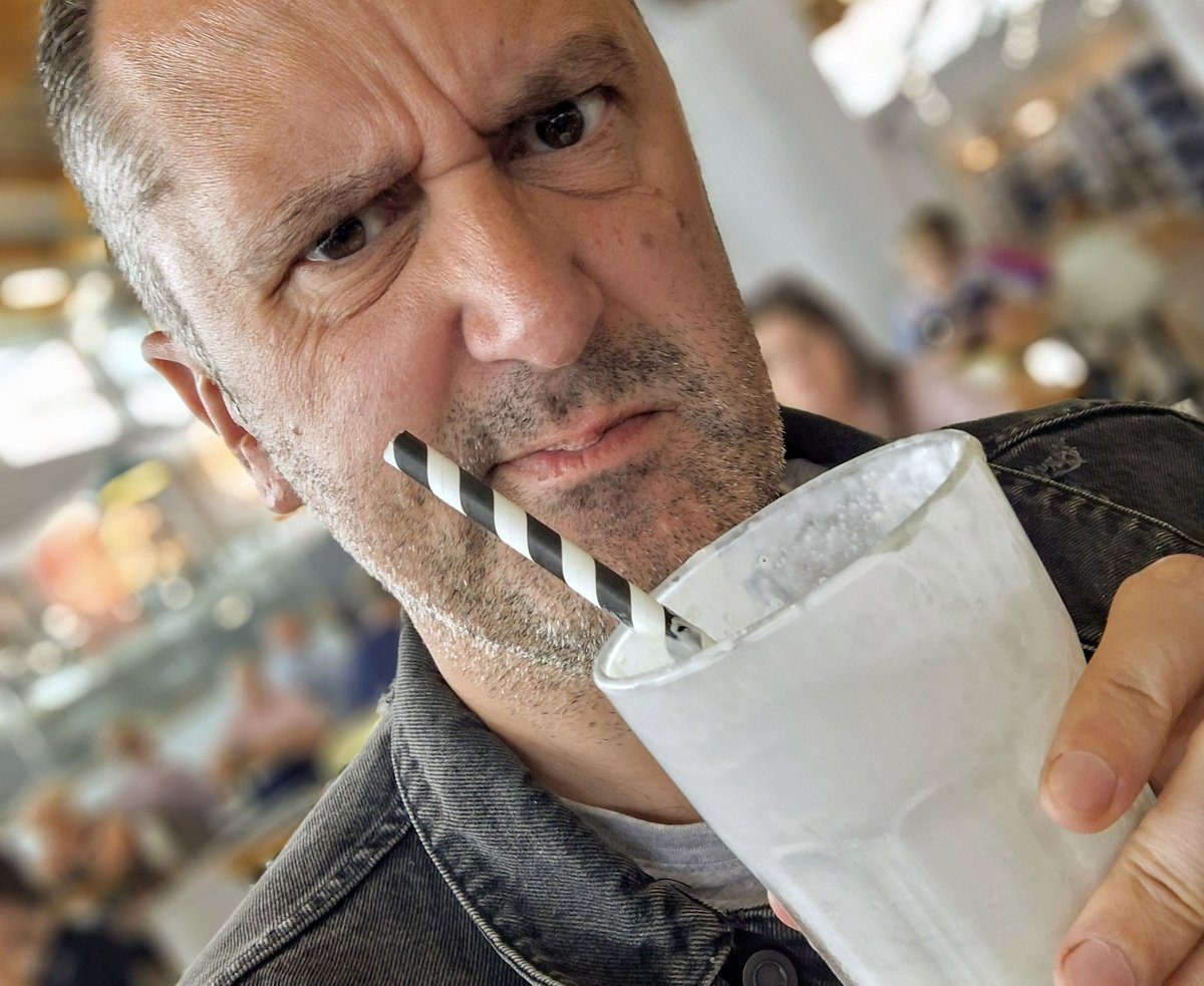 nathanhead's tweet photo. £4.50 for a bland watery glass of milk with whipped cream on top, no taste of vanilla and it wasn't even sweet. Totally not worth the money at all @marksandspencer. #NewSummerMenu https://t.co/MWWN2MB4Z1