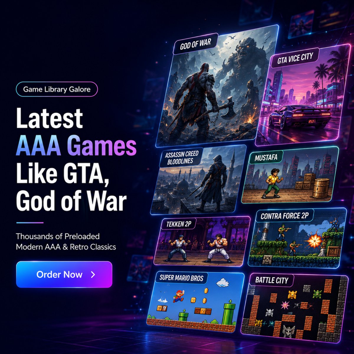 hgworld_in's tweet photo. Hundreds of built-in games ke saath perfect choice for gifting, travel & family fun.
โก Why spend thousands?
Affordable entertainment ab ek hi place par.
Play. Laugh. Relive.๐ฅ
#hgworld #retrogaming #indiangamers #handheldconsole #r36s https://t.co/CX30qPTvuK