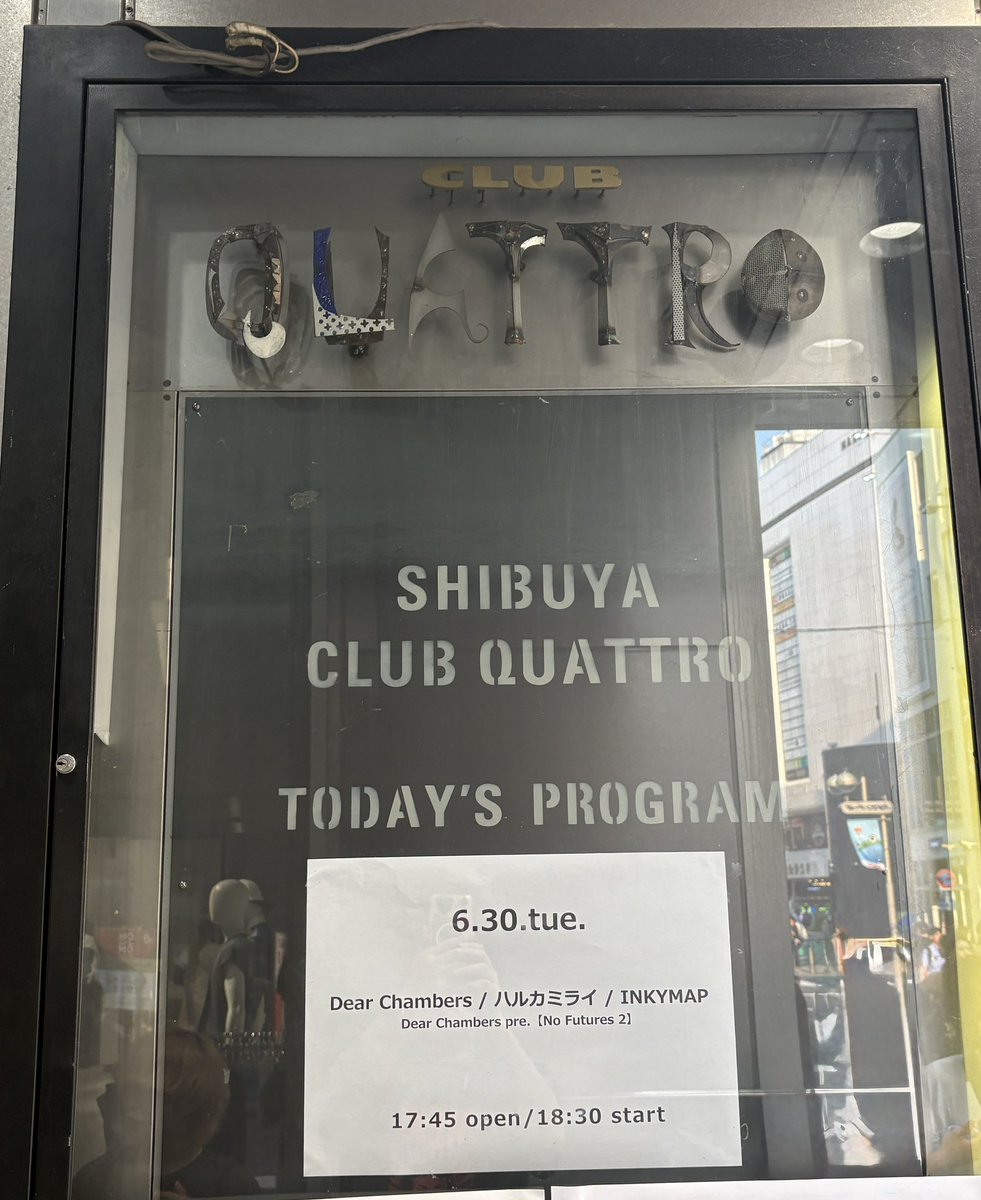 kotaro_maron's tweet photo. Dear Chambers pre.「No Futures 2」
渋谷CLUB QUATTRO
#DearChambers
#INKYMAP
#ハルカミライ https://t.co/Y46IqoKRhQ