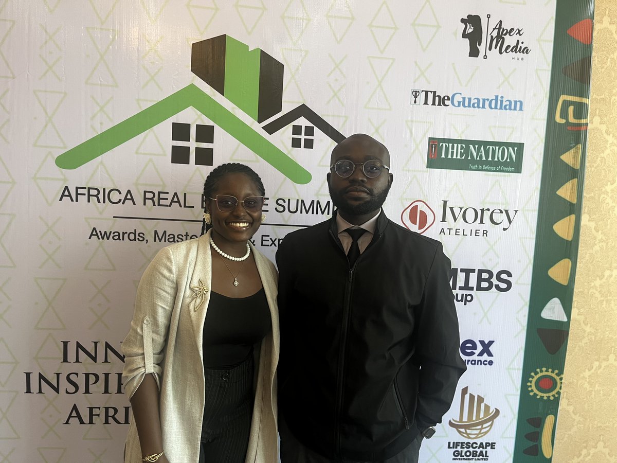 Platinumandtay1's tweet photo. Advancing Legal Perspectives at the Africa Real Estate Summit 2026

Our Associates, @MakanakiBrand and @theajigbaremu, proudly represented @Platinumandtay1 at the Africa Real Estate Summit 2026, held on 27th June 2026 at the Oriental Hotel, Lagos. 

#AfricaRealEstateSummit2026 https://t.co/99uylRwpM6