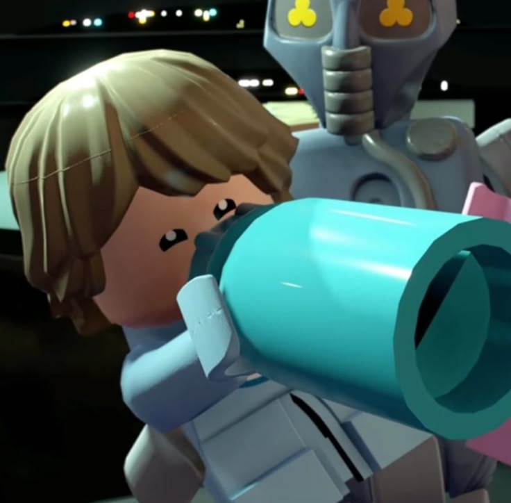 shortokeky's tweet photo. Nothing else matters than baby Lego Luke sipping milk https://t.co/ukSImnnesu