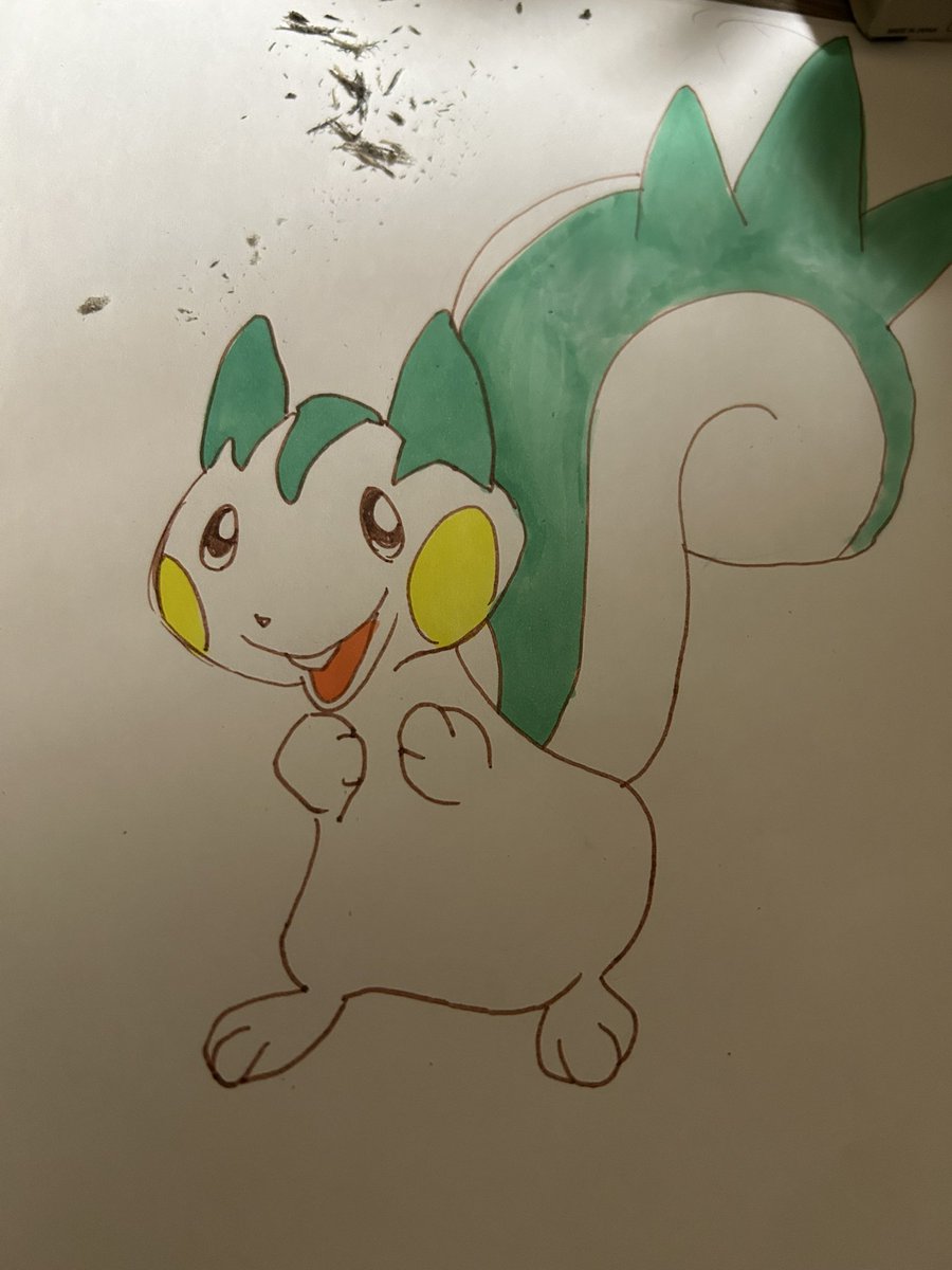 No16num's tweet photo. なんかビックリするくらい腹立つパチリス描けた https://t.co/TLiKiKRfYj