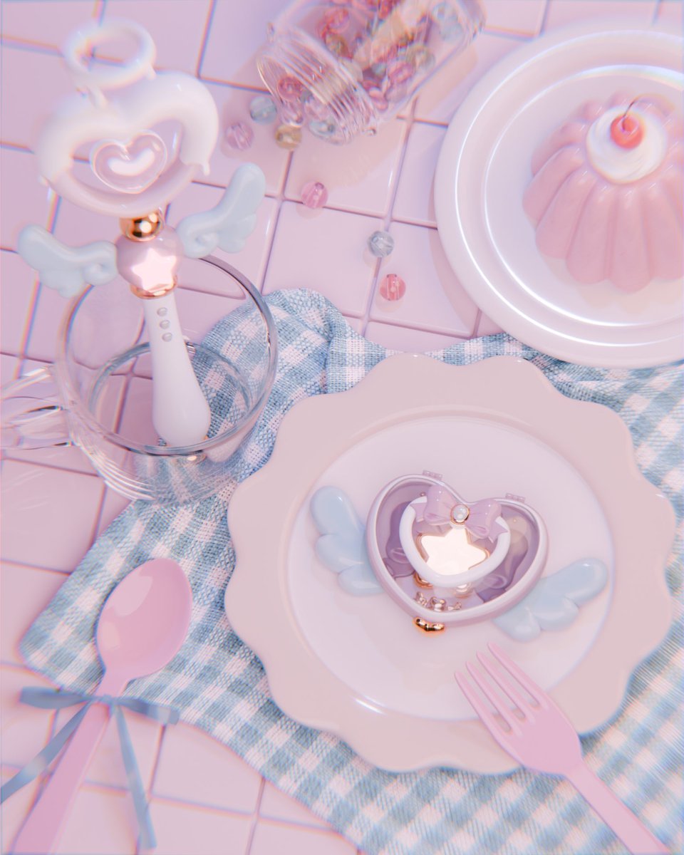 85_magicworks's tweet photo. #2026年自分が選ぶ今年上半期の４枚
#blender
下半期はもっと沢山可愛いもの作りたいです🤍🎀🤍🎀 https://t.co/1IjE3x4ghW