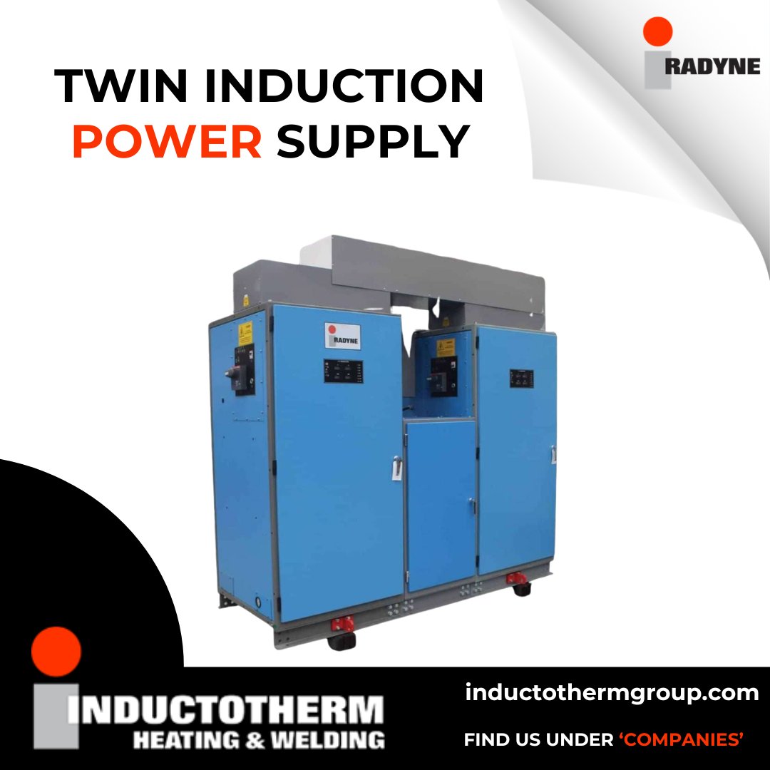 InductothermHW's tweet photo. Reliable. Robust. Radyne®.
With thousands of units in the field, the Radyne® Twin Power Supply has proven itself reliable, robust and more than up to the task in hand.
https://t.co/wzhQlLMZ56
#Radyne #InductionHeating https://t.co/pcYYkIz87P