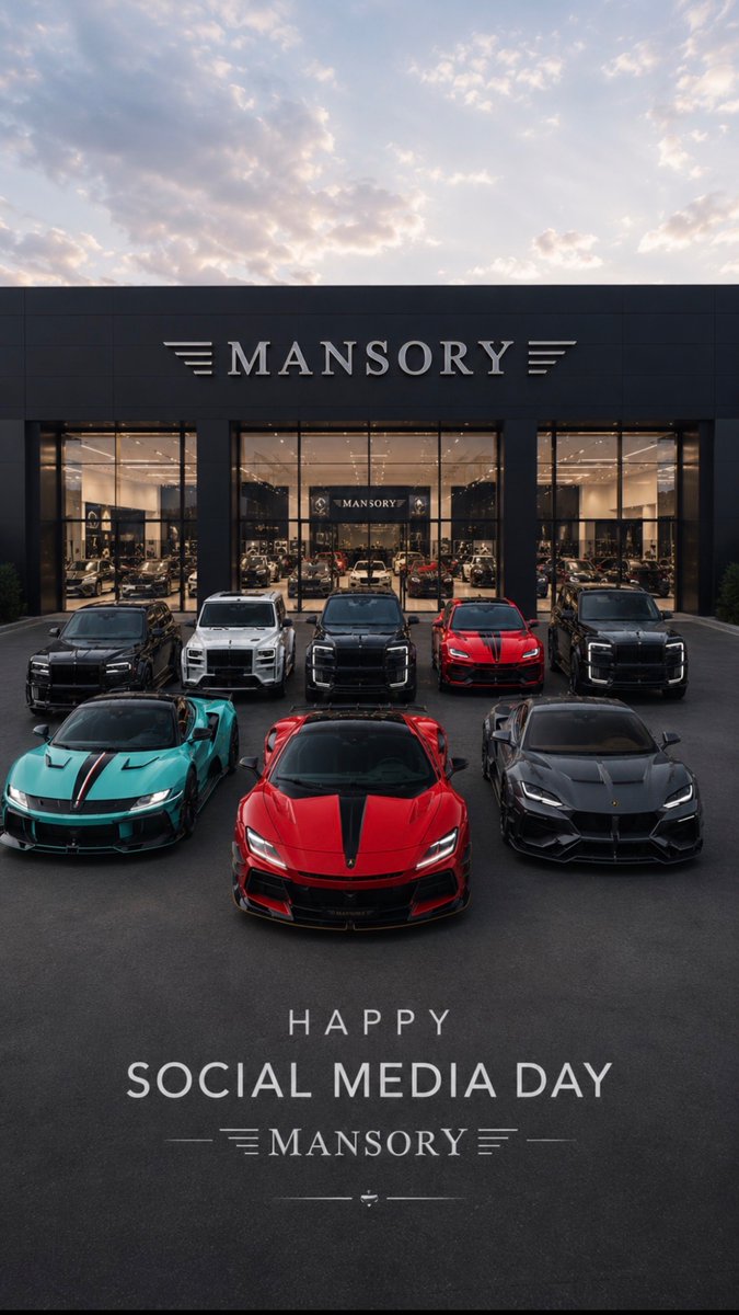 MANSORYofficial's tweet photo. Every photo shared brings Mansory to another corner of the world.

Every video captures the passion behind every creation.

Together, you continue to tell the Mansory story.

Happy Social Media Day to the global Mansory community 🫶 https://t.co/OMHe7EXQjs