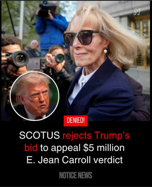 coyledoyle8's tweet photo. 🚨JUST IN:  GUILTY AS CHARGED - TRUMP SEXUALLY ABUSED &amp; DEFAMED E. JEAN CARROLL

FINAL DECISION - FULL STOP - TRUMP LOST 

HEADLINE - THE PRESIDENT, WHO WAS FOUND GUILTY OF SEXUAL ABUSE, IS ALSO SUSPECTED OF ABUSING CHILDREN

RELEASE THE EPSTEIN FILES https://t.co/2E5PCiR27L