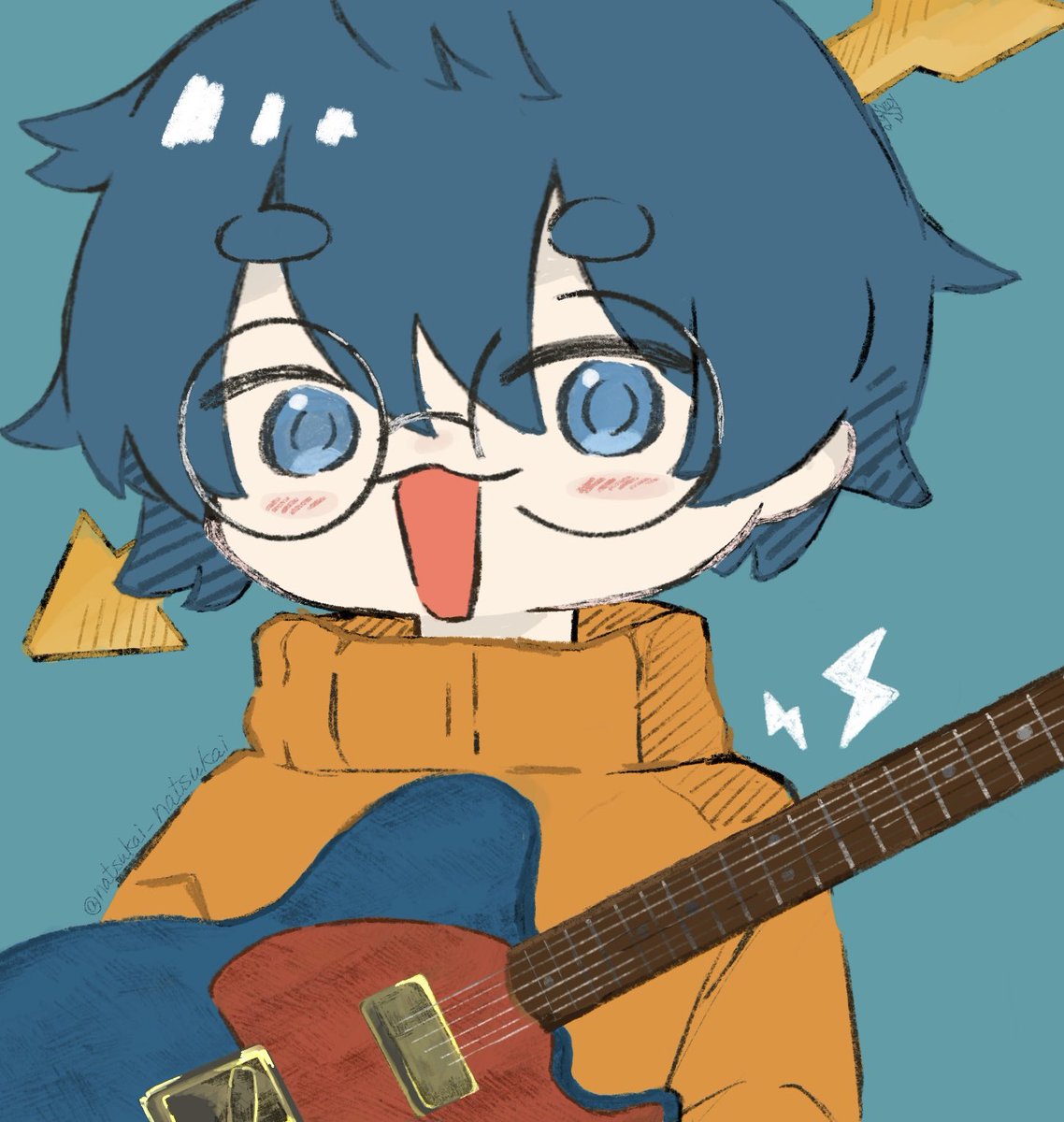 natsukai_72's tweet photo. ギター描くの楽しい🎸
#今月描いた絵を晒そう https://t.co/bDT4FqClW3