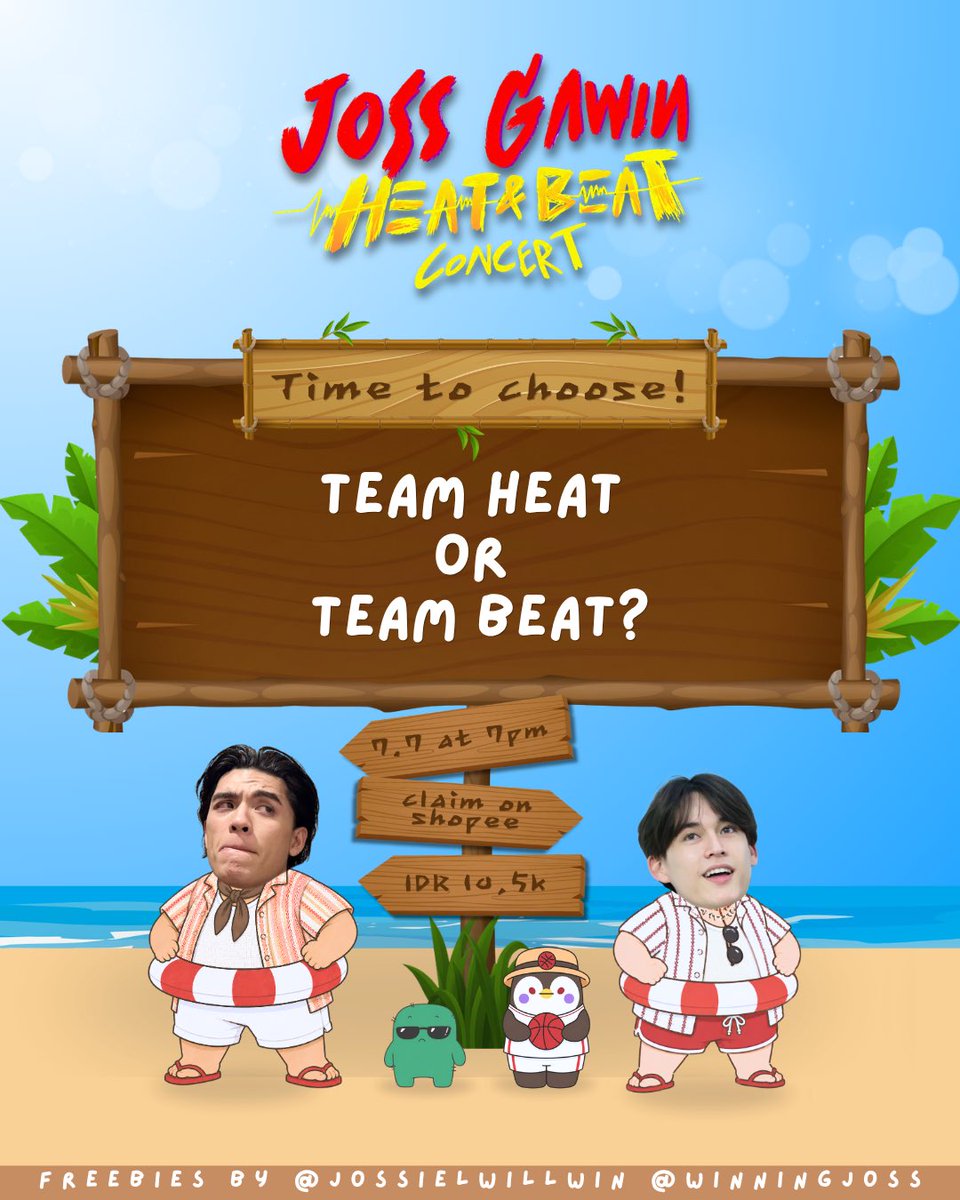 jossiewillwin's tweet photo. 🎀 Freebies JossGawin Concert by Jal 🎀 
@jossiewillwin @winningjoss

⚠️ Terms n Conditions ⚠️
— like n retweet this post.
— limited to 27 pcs/package only.
— 1 account = 1 claim (Heat or Beat package)
— do not resell or throw it away‼️
— claim via shopee 🍊
— the claim link will be dropped in the QRT of this post on 7.7 at 7 p.m (WIB) 
— pay IDR 10,5k for packing and admin fee.

Comment down below which package you're interested in, so I can tag you when the link is up! 

(👉 swipe for more details)

Thank you and good luck! 🍀💗
Hope you like it!

#JossGawinConcert