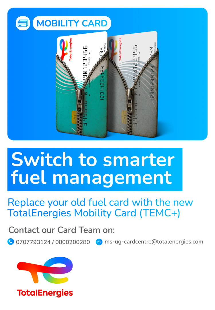 TotalEnergiesUG's tweet photo. Important Update for All TotalEnergies Card Holders in Uganda!  

Please be informed that TotalEnergies Marketing Uganda will officially decommission the old Tomcard system on 22nd June 2026. We are transitioning to a new, enhanced card system: TEMC+.  

Get Your New Fuel Card