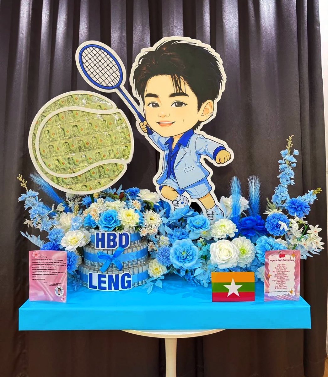 StandByLengso's tweet photo. Dear @Lengso_
It's Birthday gift from Myanmar Fans for you🩵
Thank you for always making us feel seen, safe, and appreciated. Watching you grow has been such a beautiful journey.Happy 26th Birthday, Leng. Wishing you happiness, good health, and endless success.
#LengThanaphon https://t.co/WzxSaZte9A