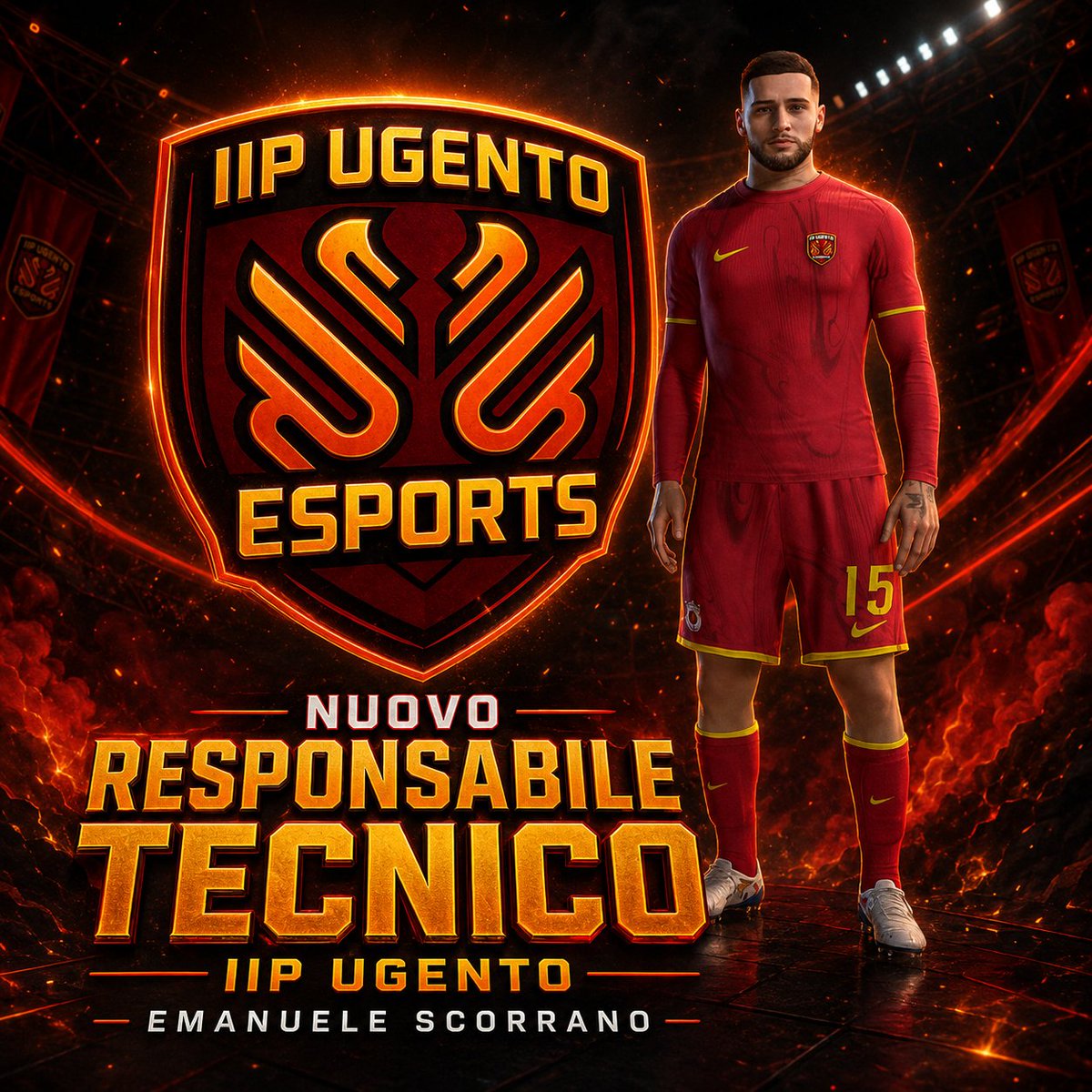 iipugento's tweet photo. IIP UGENTO dà il benvenuto al nuovo Responsabile Tecnico:@MasterNadi6
Un profilo vincente, reduce da una stagione straordinaria da coach con i @vesta_calcio: Campionato Élite Femminile LND e Super Coppa Femminile 25/26. Esperienza, mentalità e ambizione. Si riparte forte. 🏆 https://t.co/k0ytfByMkD