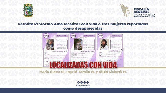 gomezcarlos79's tweet photo. 📢 Permite Protocolo Alba #localizar con vida a #tres #mujeres reportadas como desaparecidas.
Aquí los detalles 👇🏻
https://t.co/OkXE8wAuJU https://t.co/z1irothcyA