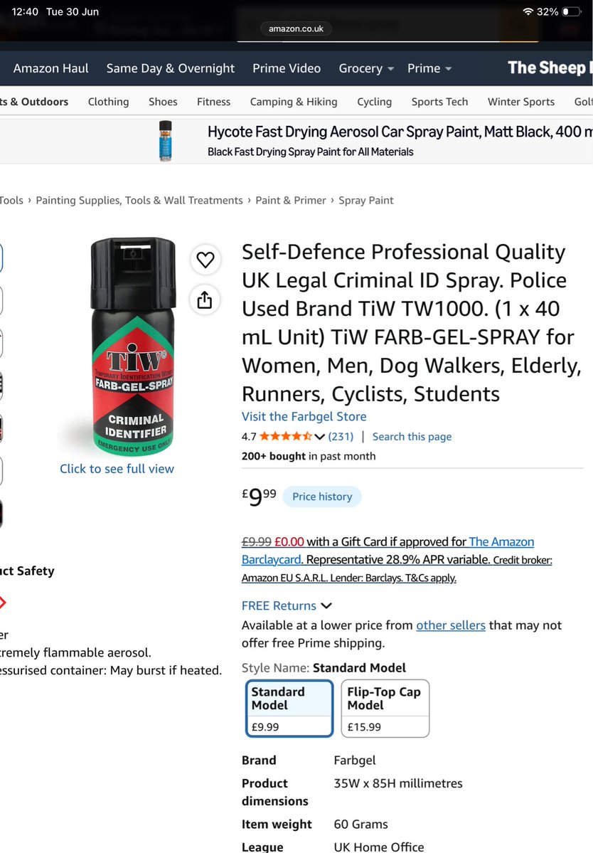 eleanorzjames's tweet photo. I’ve just ordered some of this. We can’t leave things to chance anymore and I personally have had more than one run in with men of African descent following and intimidating me.
This appears to be good stuff. I’ve seen some videos of it being used and you can squirt it directly into their faces from four feet away. As well as foaming up in their faces and eyes, it leaves behind a red residue on the skin for days later so that criminals and would be rapists and murderers can be easily identified.
No woman or young girl should leave the house without it.
It’s legal.