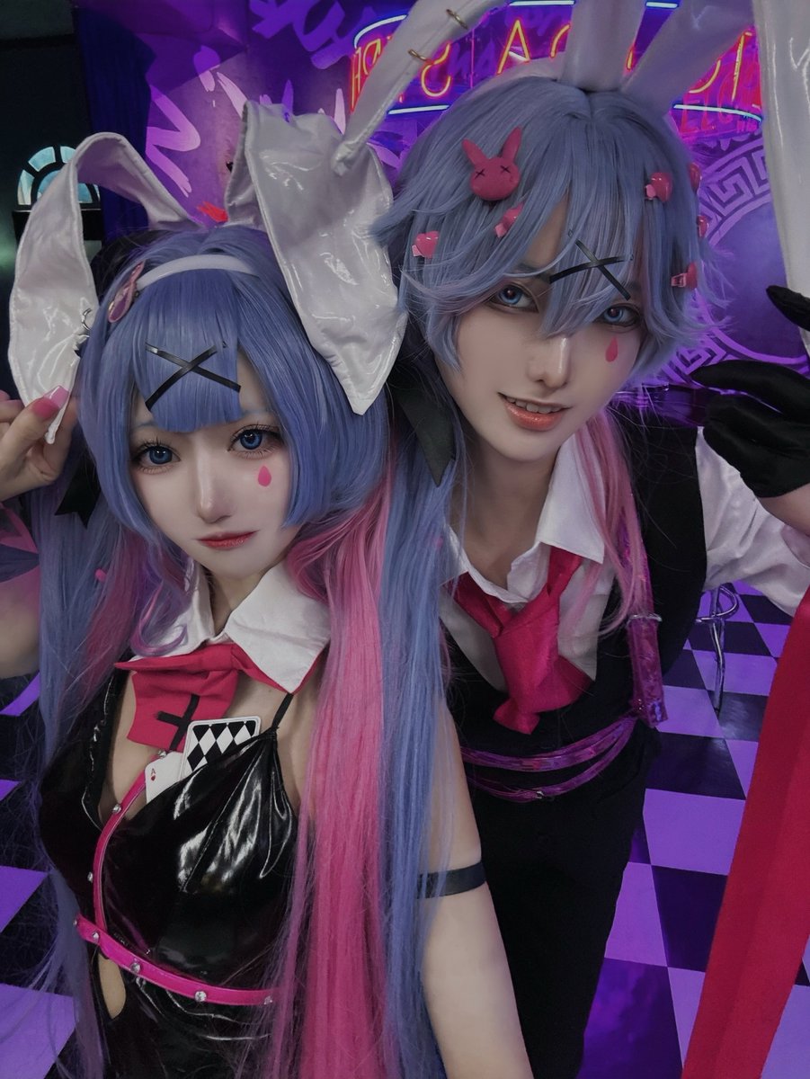 suuuuu3920's tweet photo. #Cosplay  #Rabbithole 

⊹⠀⣀⣤⣤⣤⣀ ⠀⠀ ⣀⣤⣤⣤⣀ 
⢠⣾⣿⣿⣿⠿⢿⣷⣤⣾⡿⠿⣿⣿⣿⣷⡄
⣿⣿⣿⠏ ⠀⠀ ⠈⠛⠁⠀⠀⠀ ⠹⣿⣿⣿
⢻⣿⣿⠀⠀⠀初音ミク⠀⠀⠀ ⣿⣿⡟
⠈⢻⣿              ×             ⣼⣿⡟
⠀⠀⠙⢿⣿⣤  ミクオ ⢀⣤⣿⡿⠋⠀
⠀⠀⠀⠀⠙⢿⣿⣦      ⣴⣿⡿⠋
˚　⠀⠀⠀⠀ ⠙⠻⣿⠟⠋⠀