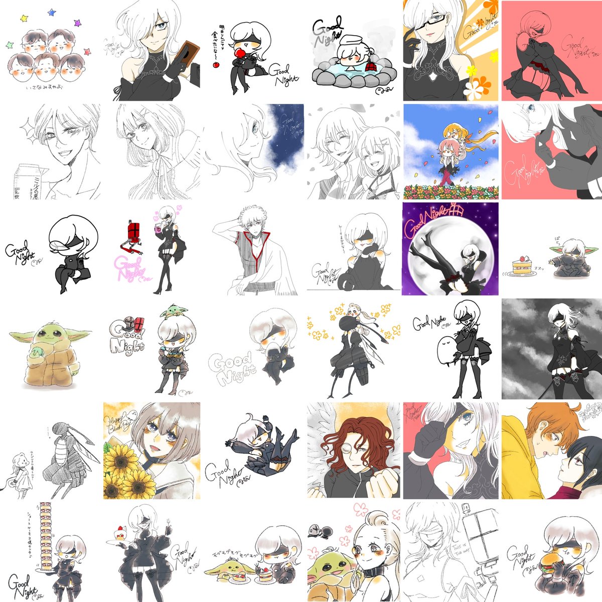 nifu0328's tweet photo. 今月はあんまりお絵描きできませんでした🎨
安定の10Hちゃん祭り🍰🍰🍰
#今月描いた絵を晒そう https://t.co/AK1a9SePOn