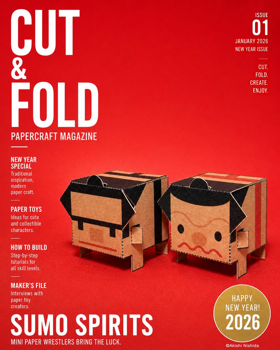 架空のペパクラ雑誌「CUT & FOLD」 過去に作ったペパクラ写真をAIで