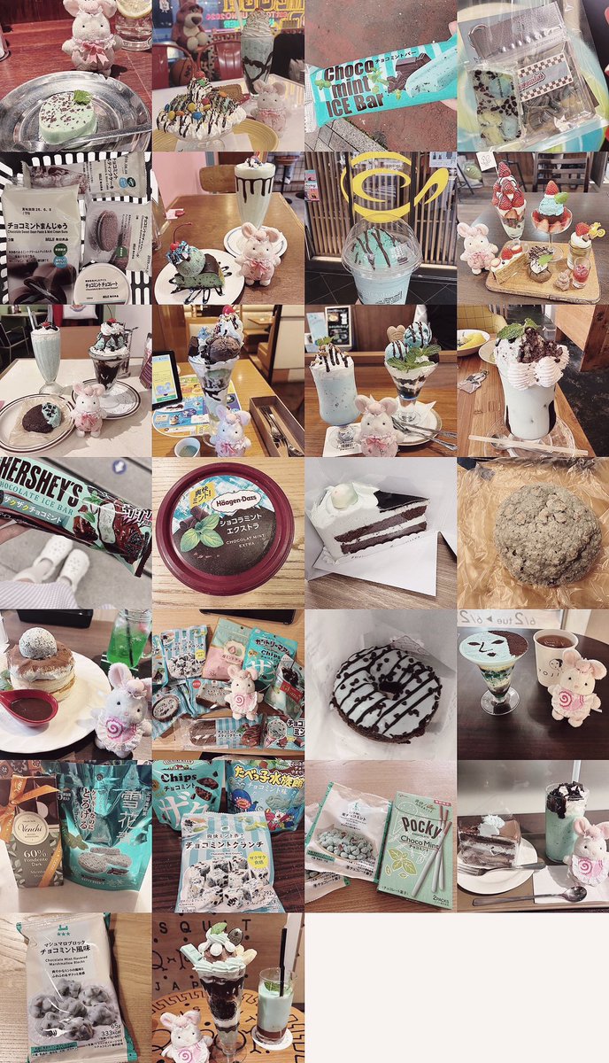 oysm_sysy's tweet photo. 2026年上半期　サラダとチョコミントまとめ🎶￼下半期もすきなものたくさんたべる https://t.co/C4V1o2NIlA