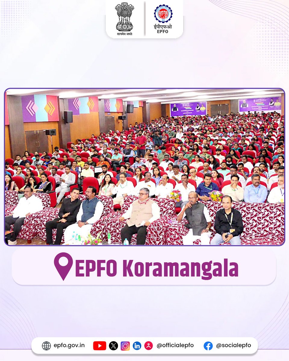 officialepfo's tweet photo. Strengthening India's workforce!
Highlights from Pradhan Mantri Viksit Bharat Rozgar Yojana events organized across Bengaluru Zone, fostering employment and expanding social security coverage.
#PMViksitBharatRozgarYojana https://t.co/bfQBlcpcIP