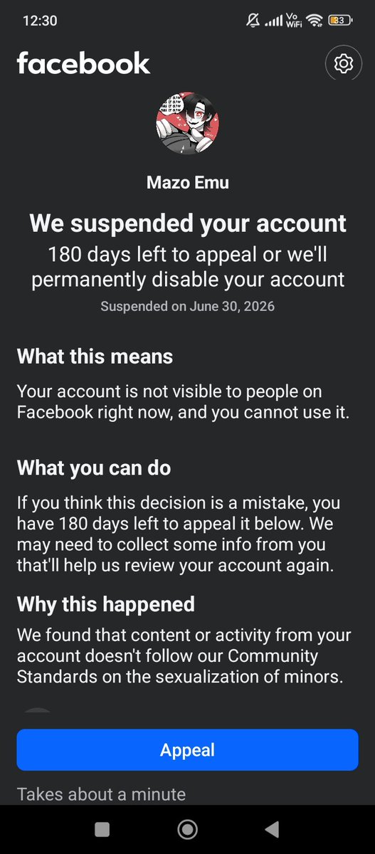 MazoEmu's tweet photo. Got zucced :< https://t.co/5C4OLIKAmY