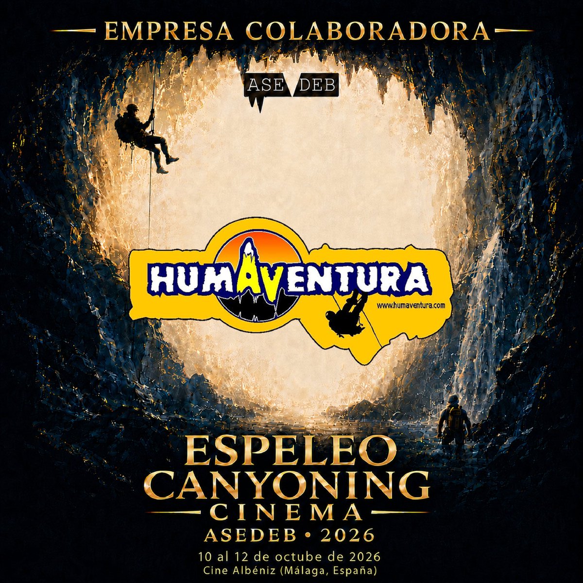 asedeb_info's tweet photo. 🧗‍♀️ ¡Humaventura también se une al Espeleo Canyoning Cinema! 📽️

Especializada en material técnico, Humaventura acompaña a quienes disfrutan de la naturaleza desde la seguridad, la preparación y la pasión por el entorno 🪢🔝

🌐 Descubre más en: https://t.co/1KxO6IJbap https://t.co/exaMQCXa9U