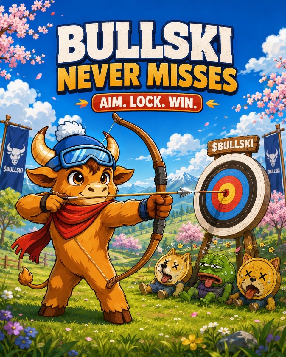 bullskicoin's tweet photo. Miss the noise.
Hit the narrative. 🎯

BULLISH BY DEFAULT. 🐂🚀
#Bullski #BULLSKI #BullishByDefault #Crypto #Memecoin #PreSale* https://t.co/kROI72UMl0