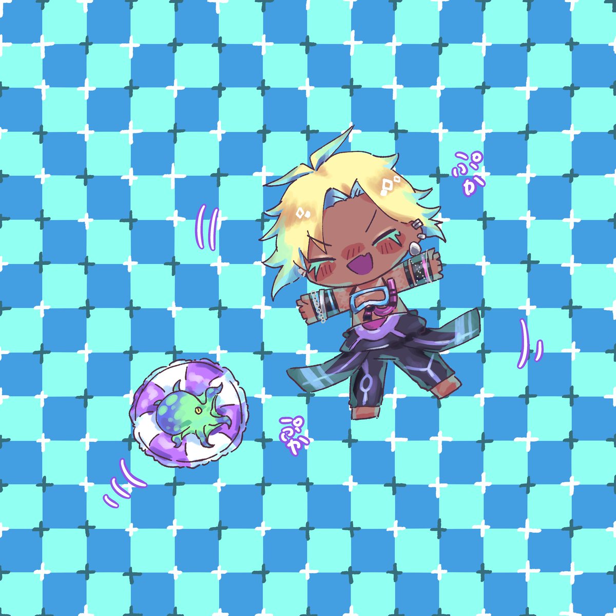 Oki_sugoku's tweet photo. 🐍🏖ぷかぷか🌊🐙 https://t.co/xpWfQZx3ZF