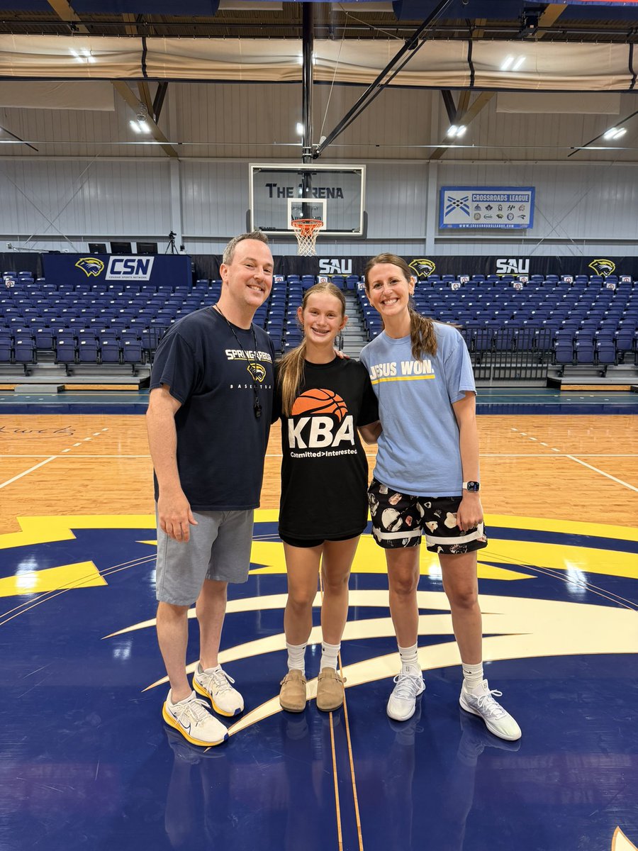 LexBlodgett2028's tweet photo. Thank you @SAUCougarsWBB, @JW4coach , and @CoachAl_Scott for a great day to practice and to compete at your camp! 💙 https://t.co/Hb8SKTbWuZ