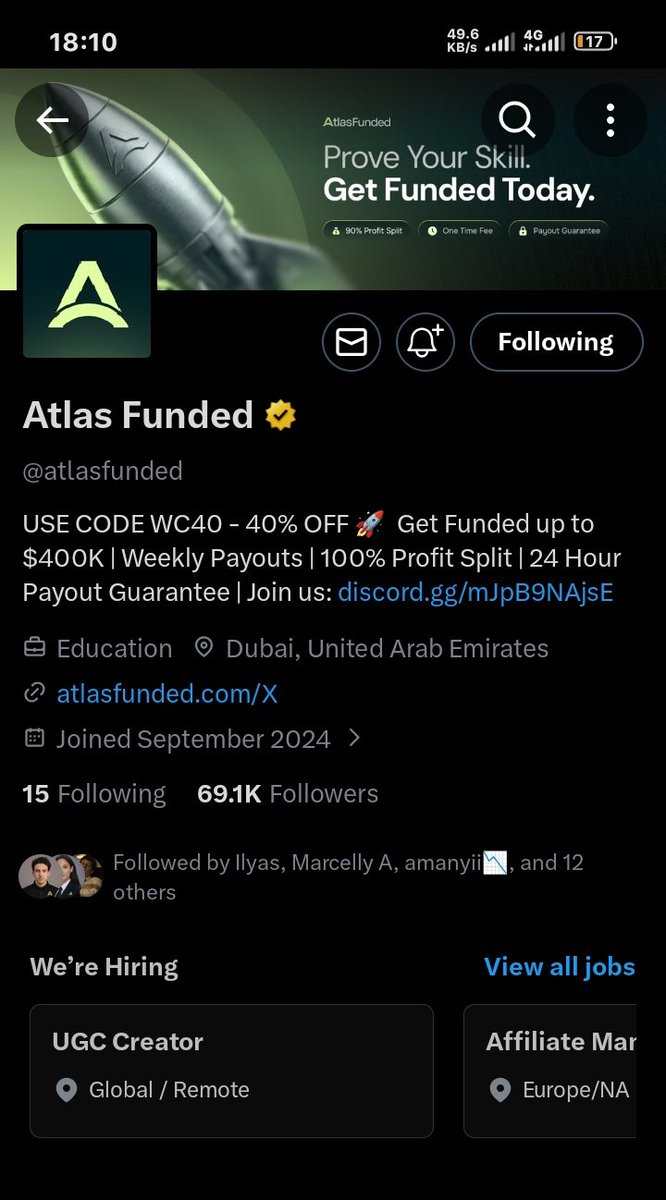 https_apeh's tweet photo. @Emrik__ @atlasfunded @atlas_futures @PipsCabal @theglobalZinny @Onlyonecurrency @deartrader__ @QueenTea__ @MoStylzz @Big_MicTrades @Goldtrader65650 @IgbokweChidera9 @trey_pips 
All tasks done ✅ https://t.co/YMj8fHKekw