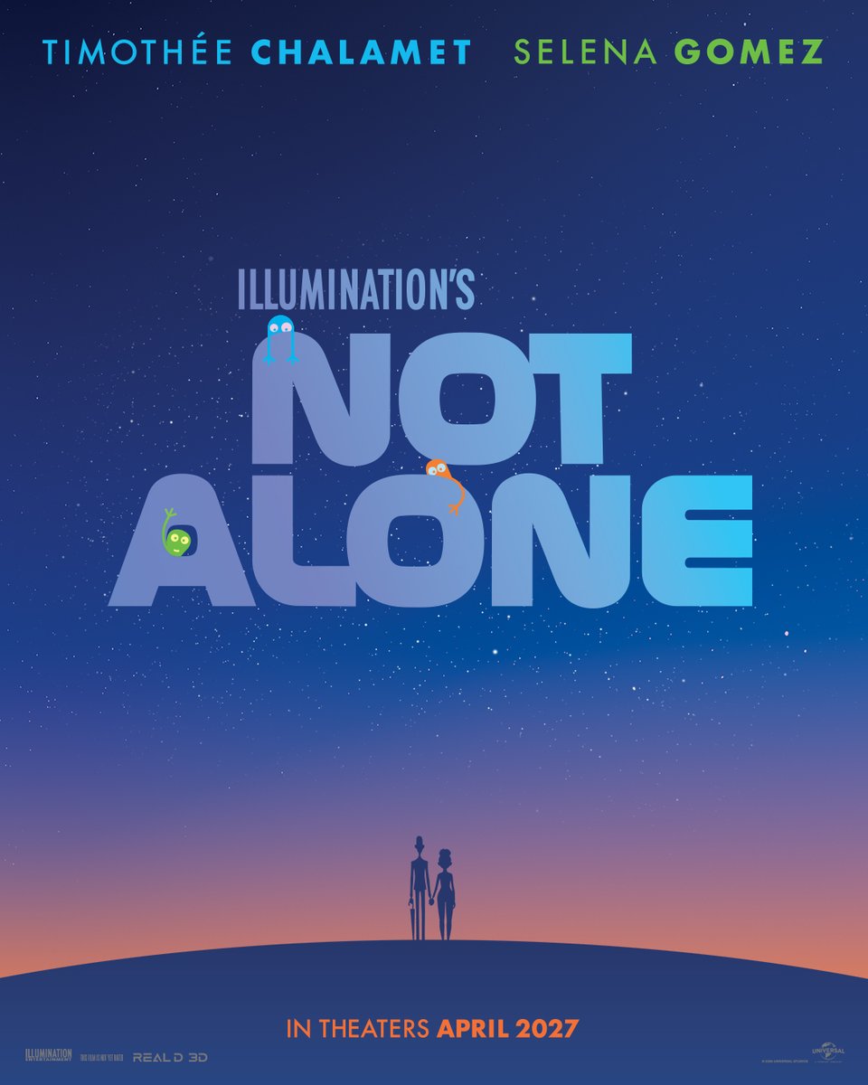 WebDosisMedia's tweet photo. Tráiler de #NotAloneMovie, el nuevo filme animado de Illumination, con las voces en inglés de Timothée Chalamet y Selena Gomez https://t.co/vhmvdDXR15 https://t.co/tdB3YaCdAY