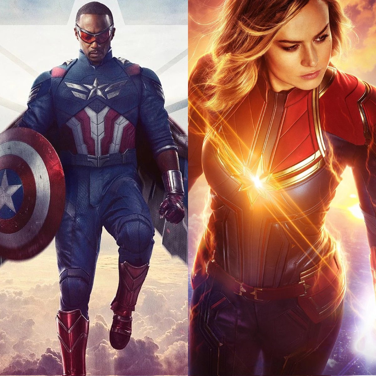wondermarvel8's tweet photo. The Multiverse Saga would've felt so much better if Sam Wilson and Carol Danvers were leading :( https://t.co/bVBvjO7vHB
