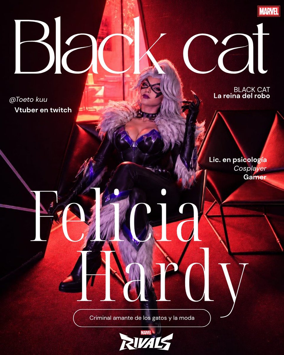 ToetoKuu's tweet photo. EXTRA EXTRA
#MARVEL #MARVELRIVALS #cosplayㅤㅤㅤㅤㅤㅤㅤ #blackcat #marvellatam @marvel @MarvelLATAM @MarvelRivals https://t.co/FaNu447b5g