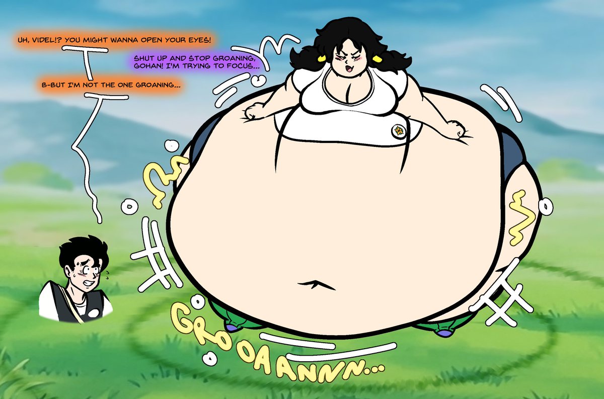 SpoonSnooper's tweet photo. 💜(Drawn by anon, comm'd and colored by me!)🫪
Videl seems to build Ki rather quickly! Perhaps Gohan should teach her some control next time... https://t.co/YK5ezLMmcl