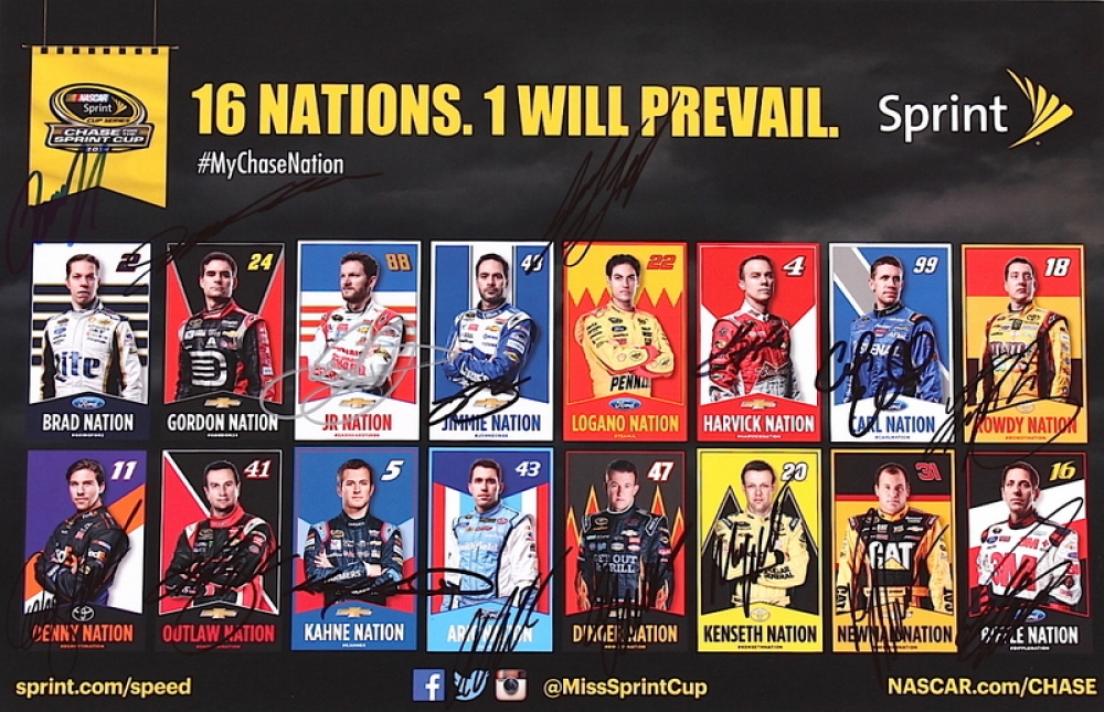STaranto92's tweet photo. Recent epiphany I had: The Driver Nations campaign NASCAR had for the 2014 Chase was actually way ahead of its time.

The only mistake was using "Nation" instead of "bros" as the suffix. If it was "Denny bros", "Jimmie bros", etc. instead we would remember it way differently. https://t.co/r31P3PAC1H
