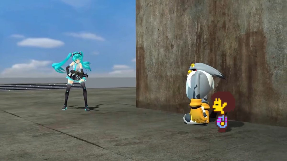 Random_Frisk's tweet photo. *You can't see the end of the horizon...
*... wait is that Hatsune Miku?! https://t.co/GHnx5XrwvD