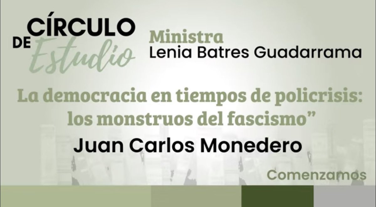 UltimaElectoral's tweet photo. 🗳️🔖 LA IRONÍA: El 22 de mayo de 2026 estuvo como invitado Juan Carlos Monedero en el Círculo de Estudio organizado por Lenia Batres…Hoy día, la Universidad Complutense de Madrid, ha sancionado un año de suspensión por acoso sexista a Juan Carlos Monedero, informan varios medios https://t.co/hPCsVqV84J