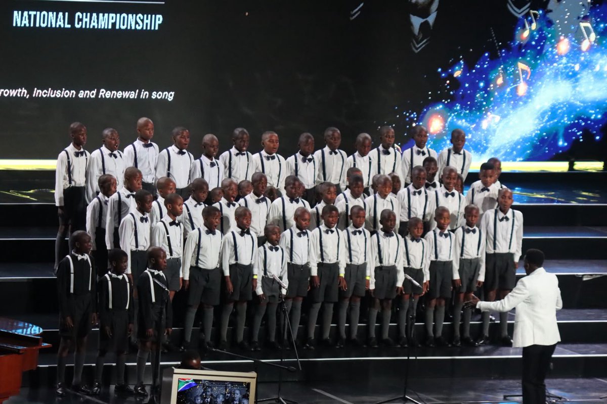 DBE_SA's tweet photo. #ChoirClass 🎼 A boys choir is a unique choral ensemble where young male voices come together to create rich harmony, discipline and balance. It develops vocal strength, teamwork and musical expression through structured choral performance.
Through their rendition of Up and Up! Take Your Cross by K Mokoena, the Primary Schools Boys Choir category delivered an uplifting and energetic performance rooted in themes of perseverance, faith and encouragement.
#2026ABCMotsepeSASCE #EducationZA #GovZAUpdates #SASCE2026 #SASCE26Years #SchoolChoirs #ChoralMusic #PowerOfSong #ArtsInEducation #YouthMonth #InclusiveEducation