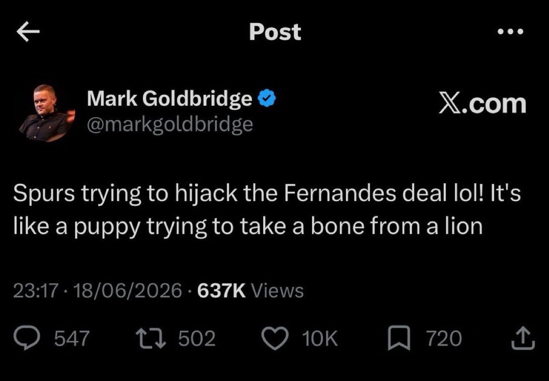 TalkingTHFC's tweet photo. Woof https://t.co/ADn9ZAj13y