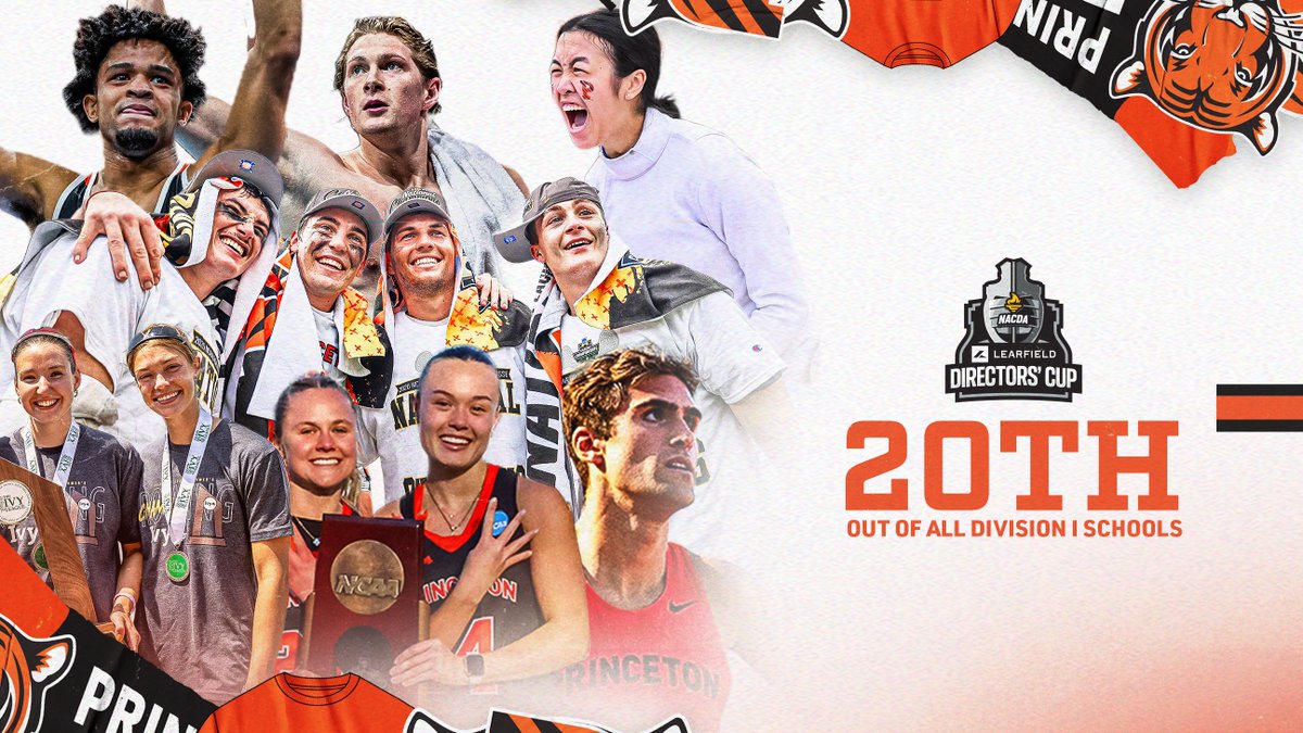 PUTIGERS's tweet photo. A Total Team Effort!

Princeton has finished 20th in the @LDirectorsCup for the 2025-26 season!

🟠:  Most Points Ever Scored
⚫️:  Second-Highest Overall Finish
🟠:  Highest-Finishing Non-P4 School

🔗:  https://t.co/shpgiGDAcY https://t.co/OwMAYivFiG