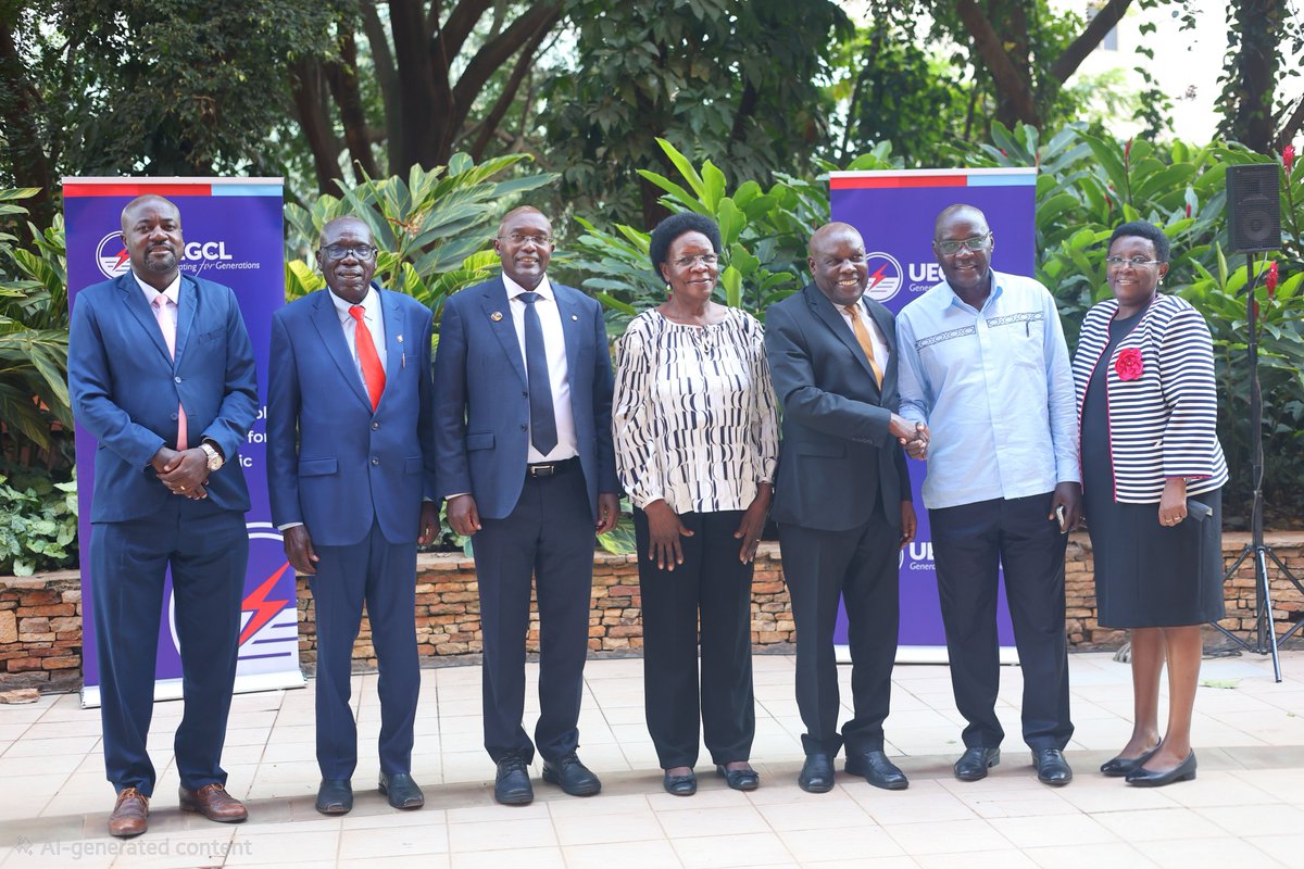 UegclOfficial's tweet photo. @HonOkaasai @MEMD_Uganda UEGCL appreciates the outgoing BoD for its stewardship and welcomes the incoming BoD as we continue making electricity safely available for supply at all times from all our power plants.

#GeneratingForGenerations https://t.co/KAYSQSCqCs