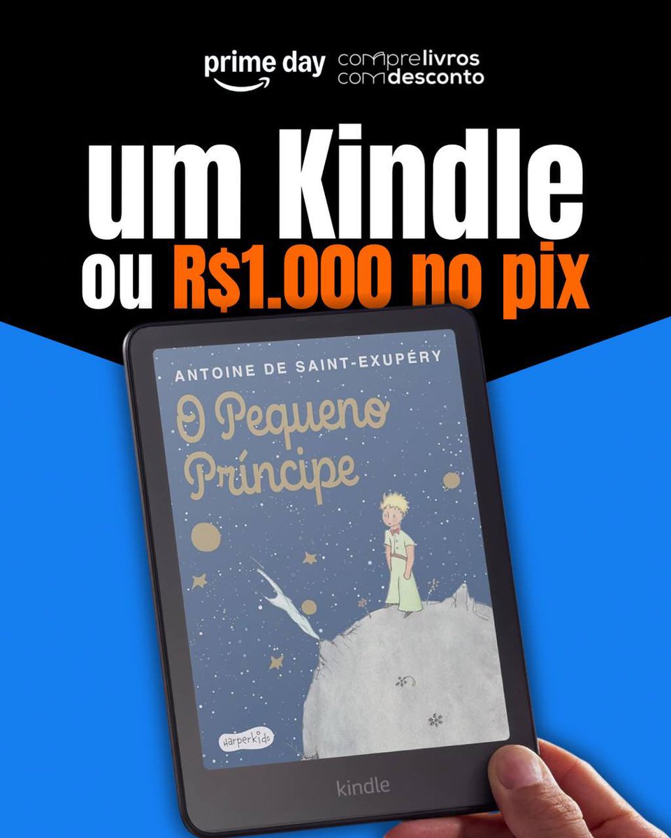tdcomdesconto's tweet photo. 🚨 MEGA SORTEIO PRIME DAY!

o vencedor vai ganhar um Kindle Colorsoft ou R$1.000 no pix!

⚡️ regras: 
— dar rt 
—  seguir @tdcomdesconto 
— preencher o formulário e estar em um dos canais de livros e um de ofertas gerais! 
 
o resultado sai dia 05/07 nos canais. boa sorte!! 🔥 https://t.co/CyuLFZiMKb