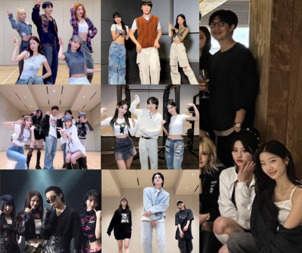 fimssante's tweet photo. all these bts and lesserafim crossovers and yet we've NEVER seen all 12 members in one frame https://t.co/fysA4kJ6fj