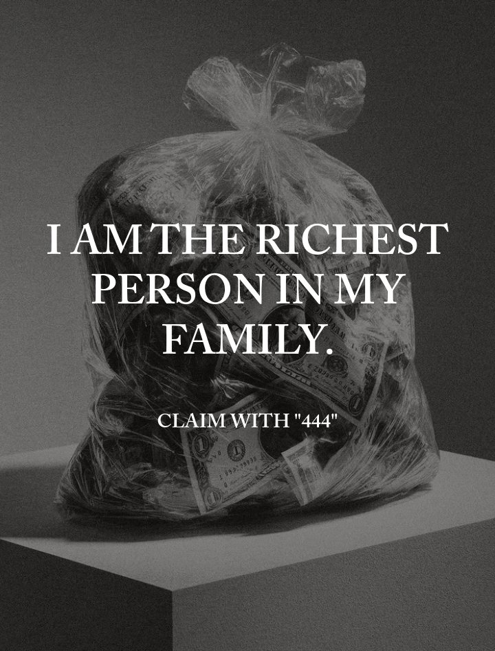 betanylottery's tweet photo. I am the richest person I know. Claim with "444" https://t.co/ud1Ly2NX3n