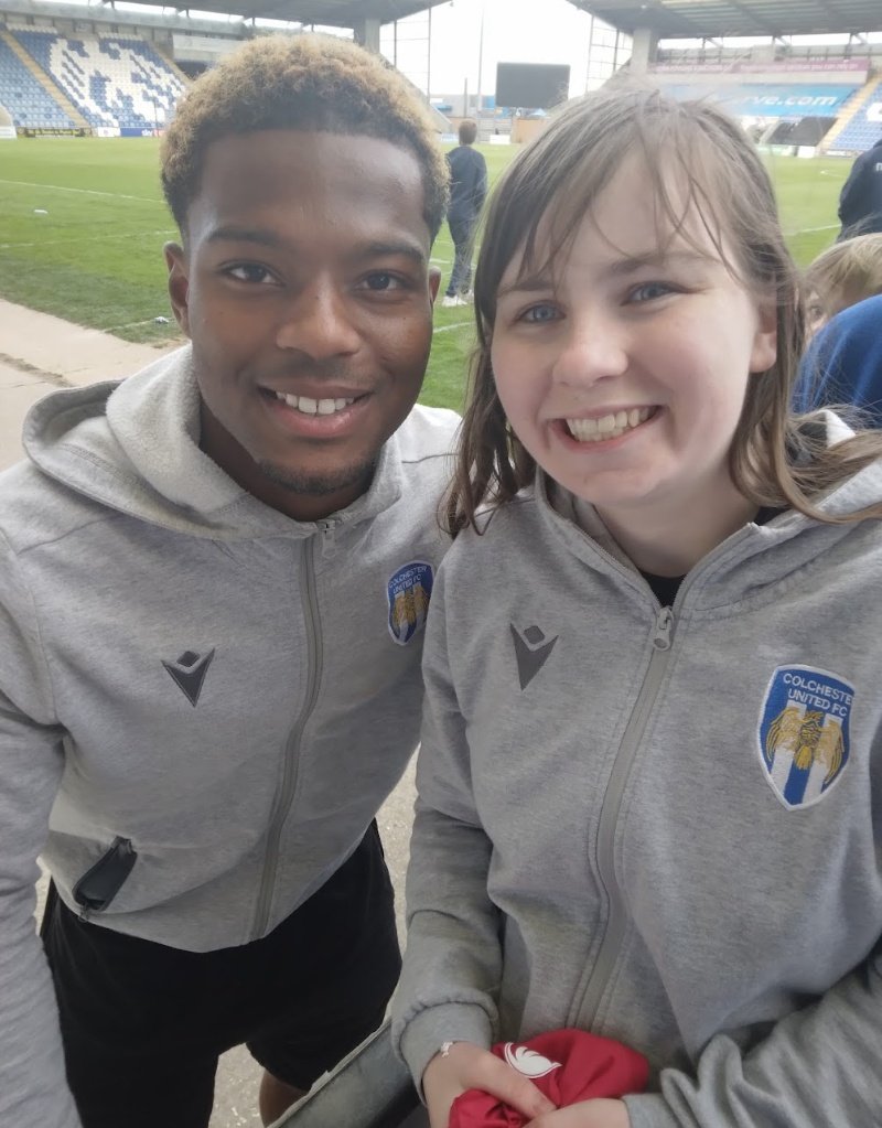 elm_utd05's tweet photo. Never thought the day would come thank you so much for everything Owura.  #pufc #ColU https://t.co/rG1FzOlLeh
