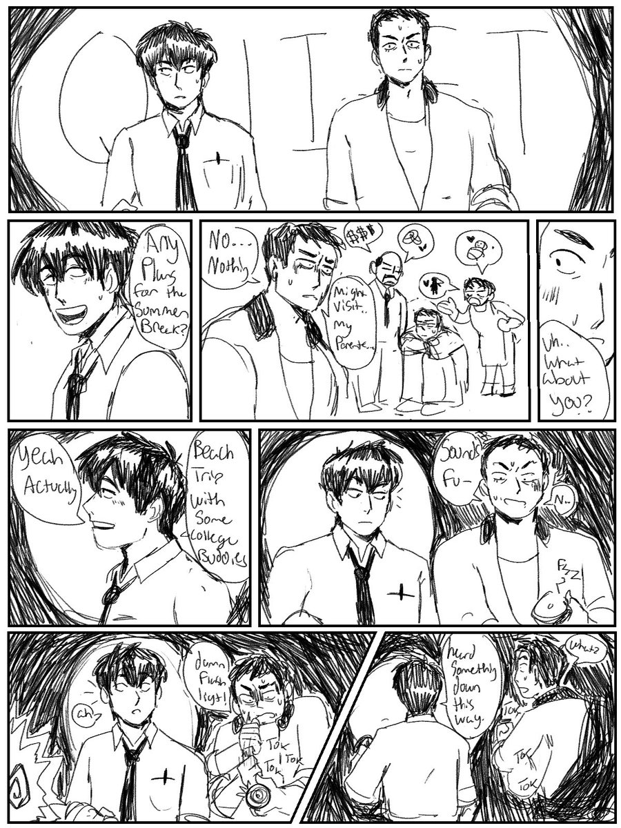 dj_comic_relief's tweet photo. A comic abt my fav beleaguered teachers and them wrangling up some meddling kids (1/4?) #goforitnakamura  #otoniou #souotogiri #kaoruniou https://t.co/lafggG3Z9G