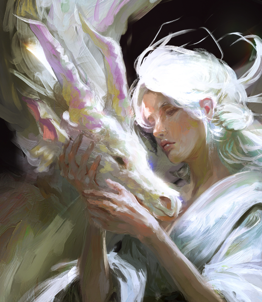 theDrunkart's tweet photo. Finished DragonLady !! #digitalart #artshare #smallartists #rebelle https://t.co/a5Z3ocWkEd