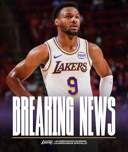 Pexk78's tweet photo. BREAKING: Bronny James informs the Lakers they can move on without him and he will play somewhere else, 
per @ShamsCharania https://t.co/b50d004AFi