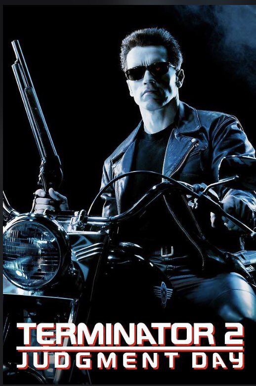 CookButterfly's tweet photo. Tonight’s #Movie double bill re re rewatch (2 of 2)
I need your clothes, your boots & your motorcycle.
You forgot to say “please.”
#Terminator2 #arnoldschwarzenegger #LindaHamilton #RobertPatrick #EdwardFurlong https://t.co/tQRg8dwqsF